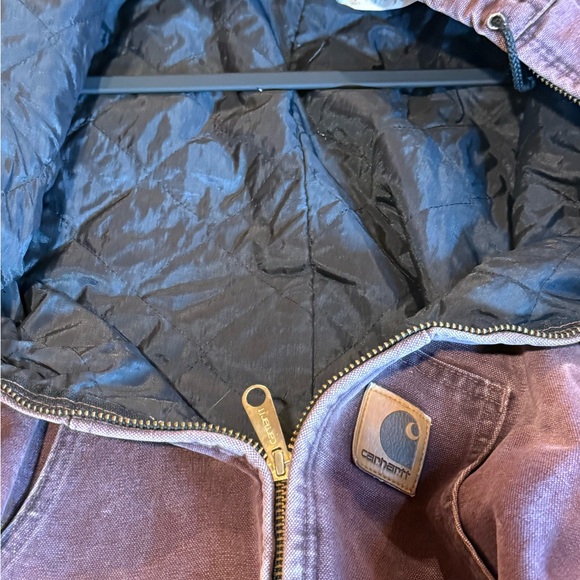 Rare Vintage Carhartt J06 Active Jacket - Quilted Lining  Burgundy (BRG) XL - Picture 16 of 16